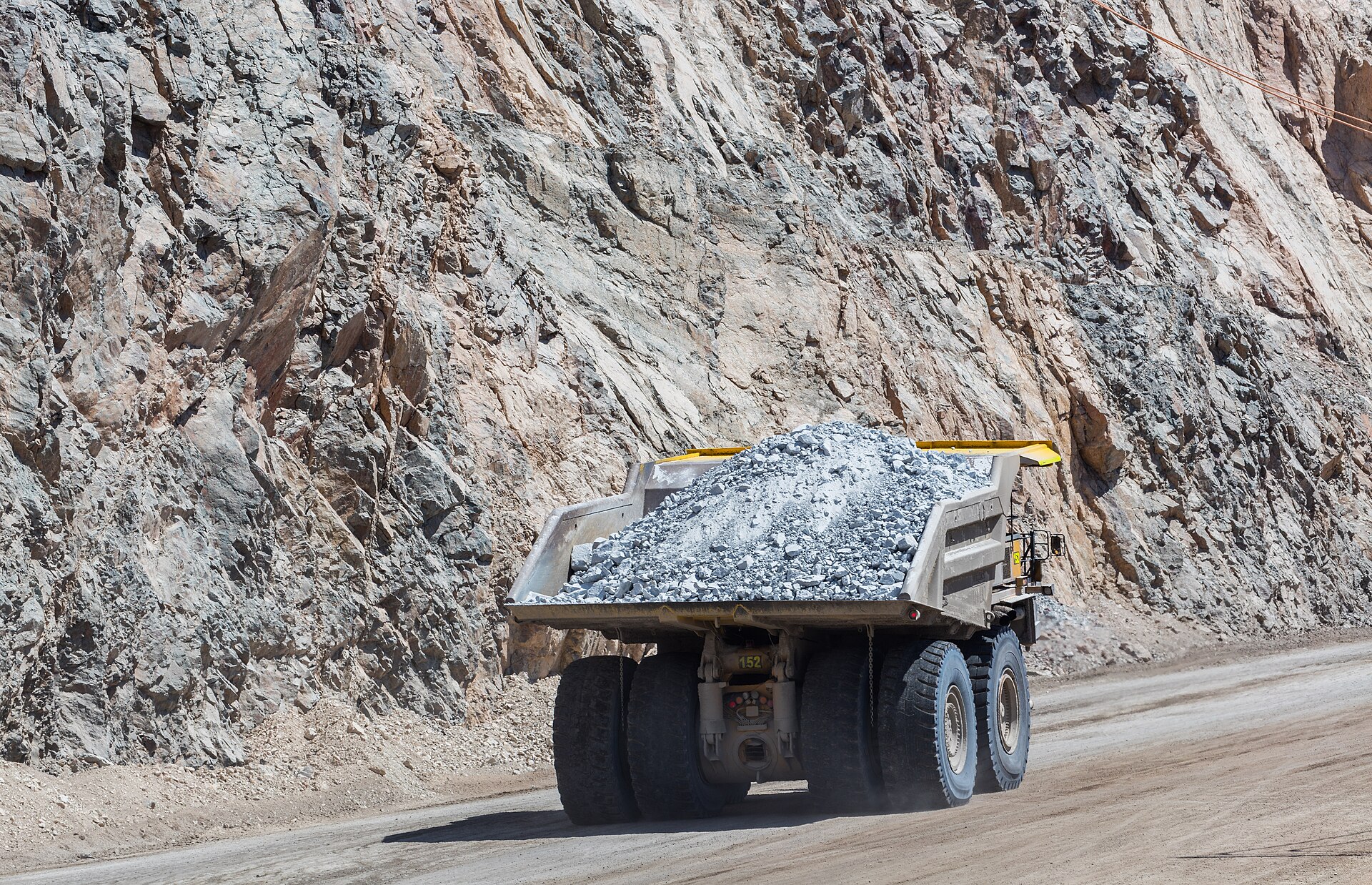 Haul truck at a mining operation